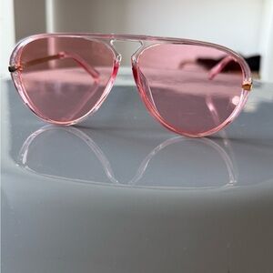 Pink Aviator Sunglasses